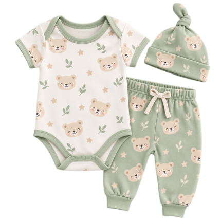 Conjunto para Bebé de 3 Piezas