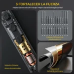 68 in 1 Rechargeable Electric Screwdriver 400Mah, 5 Torque Levels, 64 Bits, Type-C Charging, Precision Tool Kit for Repairing Electronic Devices - Imagen 5