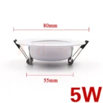 Foco LED Empotrable Redondo (5W-18W) | Lámpara de Techo para Iluminación Interior. - Imagen 4
