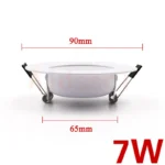 Foco LED Empotrable Redondo (5W-18W) | Lámpara de Techo para Iluminación Interior. - Imagen 5