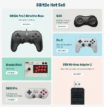 8BitDo USB Wireless Bluetooth Adapter 2 for PC Mac Raspberry Pi Switch1, 2 Steam Deck Support PS5 Xbox JoyCon Controller - Imagen 6