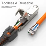 Conector de Extensión sin Herramientas para Cable LAN RJ45 - Imagen 2