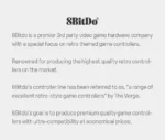 8BitDo USB Wireless Bluetooth Adapter 2 for PC Mac Raspberry Pi Switch1, 2 Steam Deck Support PS5 Xbox JoyCon Controller - Imagen 12