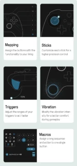 8BitDo USB Wireless Bluetooth Adapter 2 for PC Mac Raspberry Pi Switch1, 2 Steam Deck Support PS5 Xbox JoyCon Controller - Imagen 10