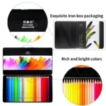 NYNOI 24/36/48/72/120 Colored pencil Set Professional Oil 3.7mm Refill Tin box Graffiti Drawing pencils For School Supplies - Imagen 5