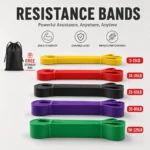 Banda de resistencia de fitness de 5 a 120 libras. - Imagen 8