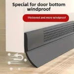 Guarda polvos Adhesivo para Puertas y Ventanas (1 Metro).
