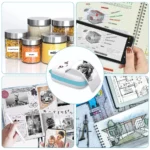 Portable Mini Bluetooth Wrong Printer Mobile Phone Photo Title Note Print Pocket Student Error Label Printer for Children's Gift - Imagen 3