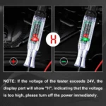 Probador de Circuitos Automotrices Digital 3-48V DC con Pantalla LCD y Cable. - Imagen 4