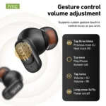 Audífonos Inalámbricos HTC NE79 TWS | Bluetooth 6.0. - Imagen 3