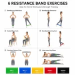 Juego de bandas de resistencia, equipo de gimnasio para fitness en casa. - Imagen 3