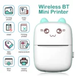 Portable Mini Bluetooth Wrong Printer Mobile Phone Photo Title Note Print Pocket Student Error Label Printer for Children's Gift - Imagen 2