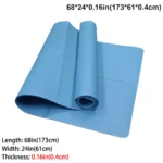Tapete para yoga plegable, ecológica, ejercicio y fitness. - Imagen 12