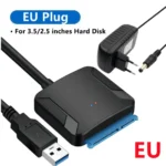 Cable Adaptador de SATA a USB 3.0 con Fuente de Poder de 12V - Imagen 7