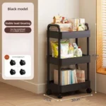 Carro Organizador Multiusos con Estantes Abiertos | Repisa para Libros, Snacks y Decoración del Hogar (Cocina, Recámara y Sala) - Imagen 6