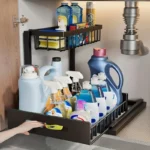 Organizador Deslizable de 2 Niveles en Fregadero Cocina y Baño. - Imagen 4