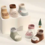12 pares de calcetines antideslizantes para niños y niñas. - Imagen 3
