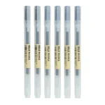 Set de Bolígrafos de Gel (3 a 6 pzas) | Tinta Negra, Roja y Azul 0.5 mm | Estilo Muji para Oficina y Escuela. - Imagen 20