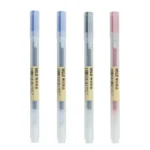 Set de Bolígrafos de Gel (3 a 6 pzas) | Tinta Negra, Roja y Azul 0.5 mm | Estilo Muji para Oficina y Escuela. - Imagen 19