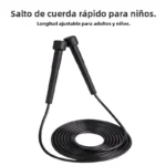 1 pieza de cuerda para saltar de 2.8 m para entrenamiento de agilidad, para adultos. - Imagen 6