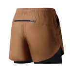 Pantalones cortos de running para hombre,shorts negros de doble capa para hombre. - Imagen 14