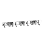Soporte de Pared para Escobas y Trapeadores | Colgador Organizador de Acero Inoxidable para Cocina y Baño. - Imagen 2