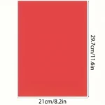 100pcs Color A4 Paper 20 Color Copy Paper Printing Paper Color Hand Folding Paper - Imagen 2