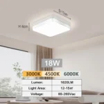 Lámpara de Techo LED Redonda y Cuadrada. - Imagen 19