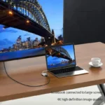 Hub USB-C 3 en 1 - Adaptador Tipo-C a HDTV, Carga Rápida PD y Transferencia de Datos. - Imagen 5