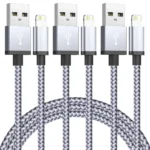 Cable de Carga Rápida y Datos para iPhone (14, 13, 12, 11, X, 8, 7, 6) y iPad. - Imagen 2