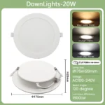 Pack de Focos LED Empotrables Redondos 1-10 pzas. - Imagen 8