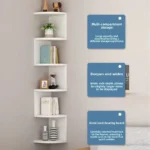 Estante de Pared Moderno y Flotante | Ahorrador de Espacio para Libros y Decoración - Imagen 3