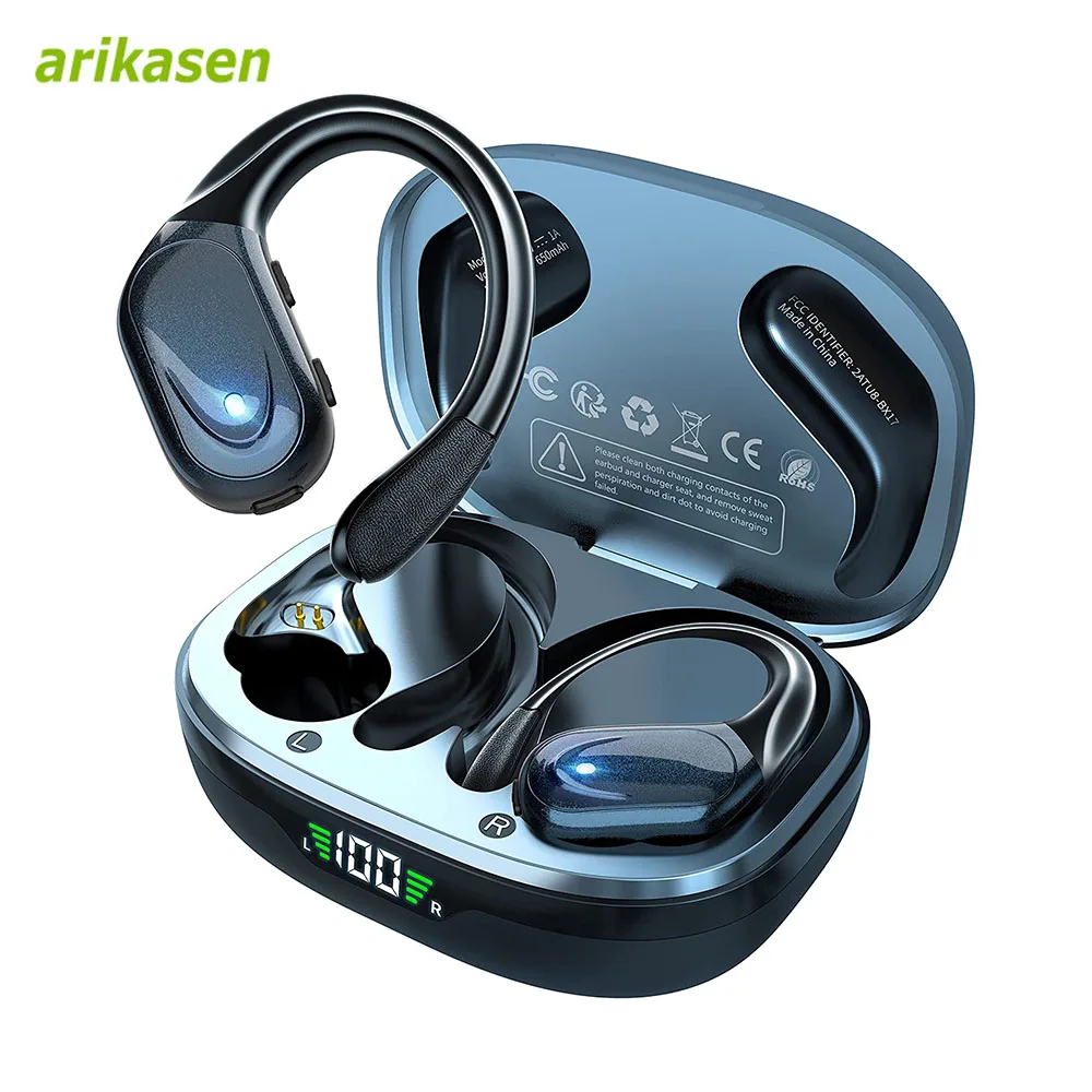 S6fd869973ff2488690e56db0815d26b5n.webp Audífonos Inalámbricos Deportivos Bluetooth 5.3 | 75 Horas de Batería - Imagen 1