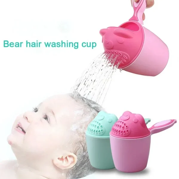 Vaso para champú de niños pequeños.