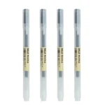 Set de Bolígrafos de Gel (3 a 6 pzas) | Tinta Negra, Roja y Azul 0.5 mm | Estilo Muji para Oficina y Escuela. - Imagen 7