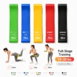 Juego de bandas de resistencia, equipo de gimnasio para fitness en casa. - Imagen 7