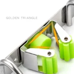 Soporte de Pared para Escobas y Trapeadores | Colgador Organizador de Acero Inoxidable para Cocina y Baño. - Imagen 4