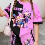 Conjunto de 2 piezas para niña de K-Pop.