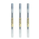 Set de Bolígrafos de Gel (3 a 6 pzas) | Tinta Negra, Roja y Azul 0.5 mm | Estilo Muji para Oficina y Escuela. - Imagen 11