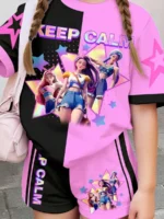 Conjunto de 2 piezas para niña de K-Pop. - Imagen 3