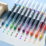 Paquete de 10 Plumas de Gel de Colores (0.5 mm) | Tinta de Secado Rápido y Gran Capacidadc