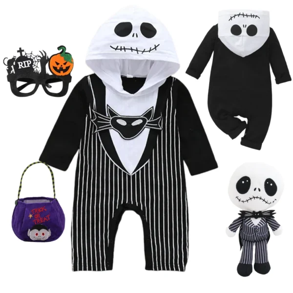 Ropa de cosplay de Halloween 2025 para bebé 0-24 meses.