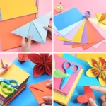 100pcs Color A4 Paper 20 Color Copy Paper Printing Paper Color Hand Folding Paper - Imagen 4