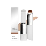Color Changing Foundation Stick with Makeup Brushes 2 in 1 Lasting Waterproof Matte Finish Lightweight High Coverage Makeup Base - Imagen 8