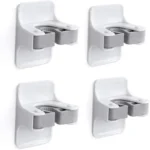 Soporte de pared para escobas, pinza para escobas, colgador para escobas y recogedores para sistemas de almacenamiento en el hogar, cocina, jardín y garaje, 2 piezas