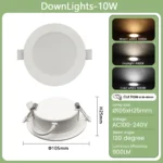 Pack de Focos LED Empotrables Redondos 1-10 pzas. - Imagen 11