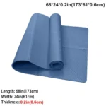 Tapete para yoga plegable, ecológica, ejercicio y fitness. - Imagen 9