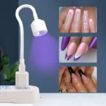 Mini Nail Dryer UV LED Nail Lamp Foldable USB Curing Lights Desk Lamp For Nail Gel Polish Quick Dry Nail Art Dryer Manicure Tool - Imagen 13