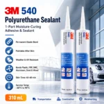 Sellador Adhesivo de Poliuretano Original 3M 540, Flexible y Resistente a la Intemperie.