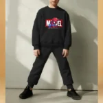 Conjunto de sudadera y pantalón para niño de primavera/otoño 2026 - Imagen 6